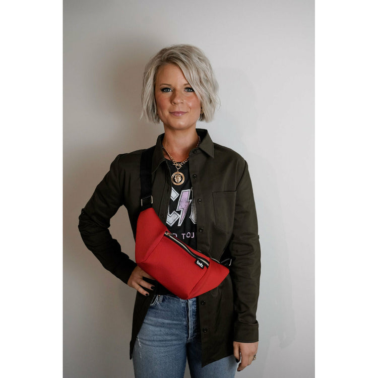 Sabi Chic Cross Body Fanny Pack Red
