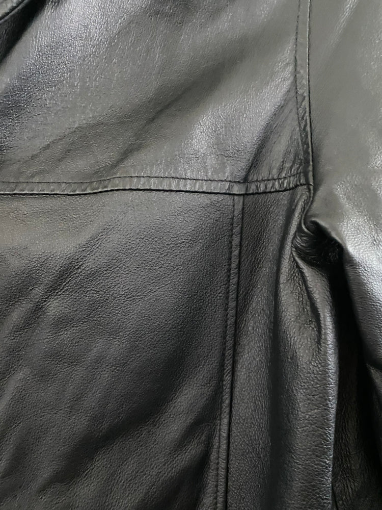 Classic Leather Coat