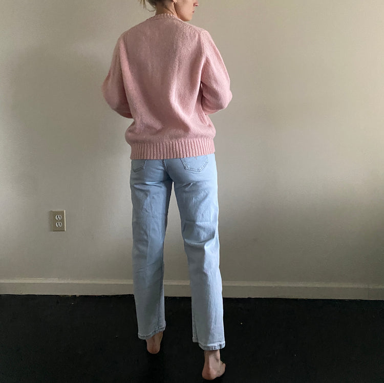Pink/Blush Wool Cardigan